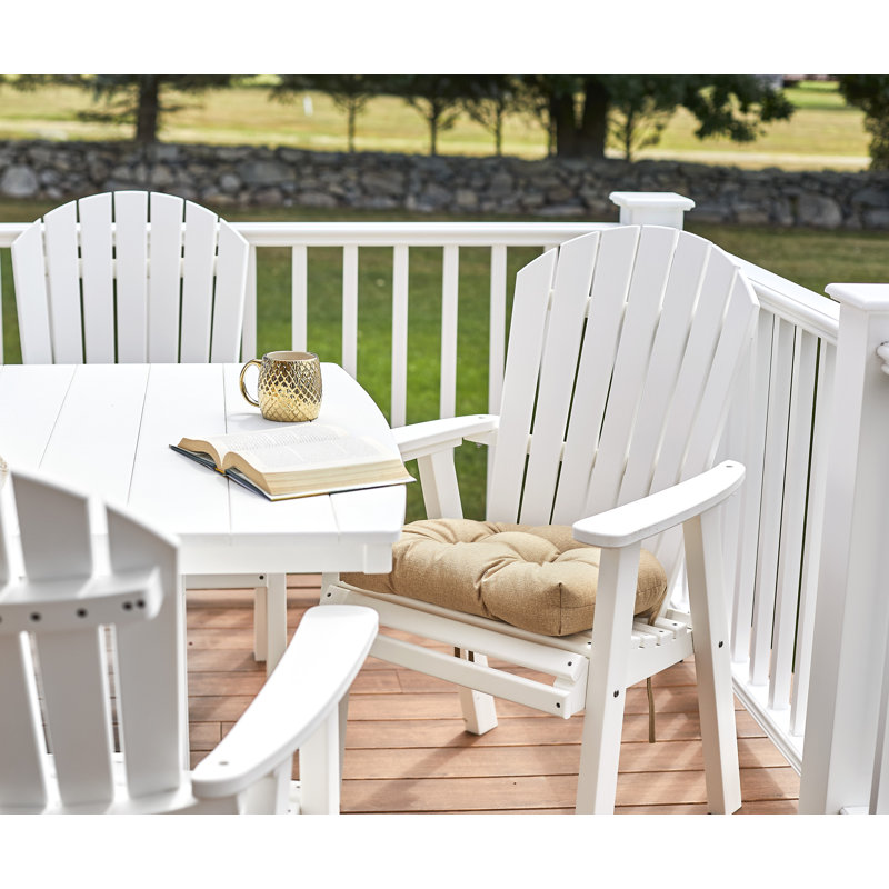 Indoor And Outdoor Patio Chair Cushions, 19X18 Inches, Husk Birch