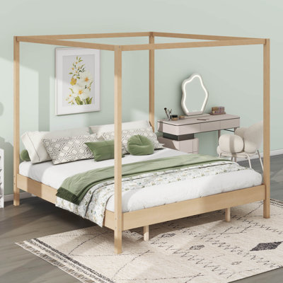  Modern Mid-Century Canopy Bed