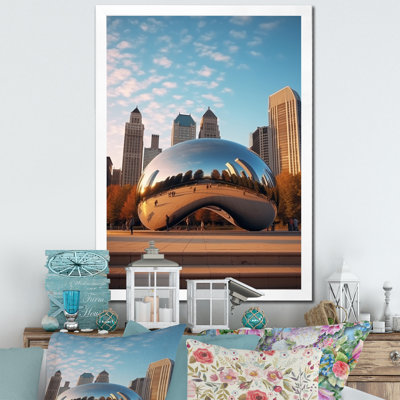 Iconic Chicago Skyline I sur impression sur toile
