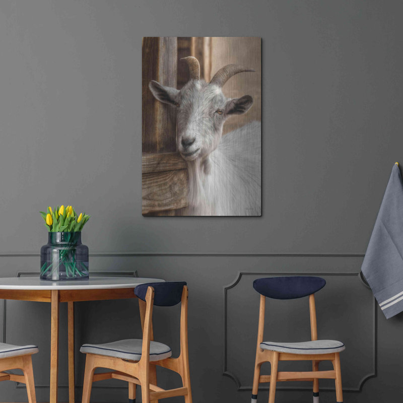 «Grey Goat» par Lori Deiter, H 36 po x l 24 po