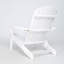 Ensemble de 2 chaises Adirondack pliantes en bois de pruche massif - chaises de patio pour l'extérieur avec grain de bois gaufré