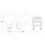 Classic Outdoor Globe Wall Light L 585 S with Motion Sensor E27 Flush Mount-12047623