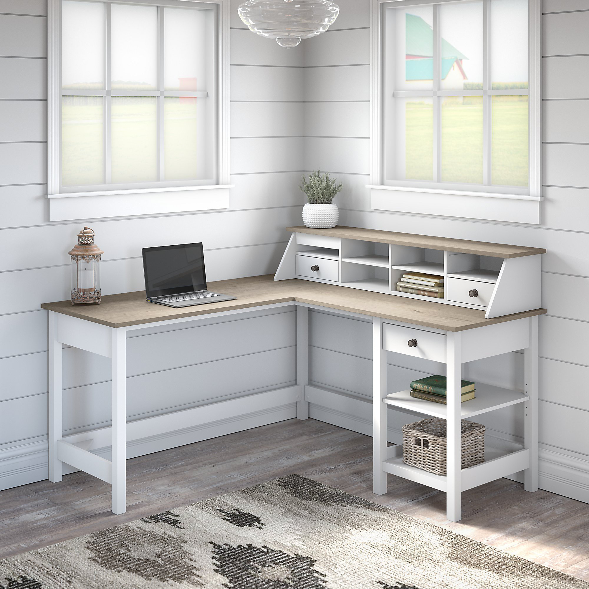 Lark Manor Aban L Shaped Computer Desk Reviews Wayfair