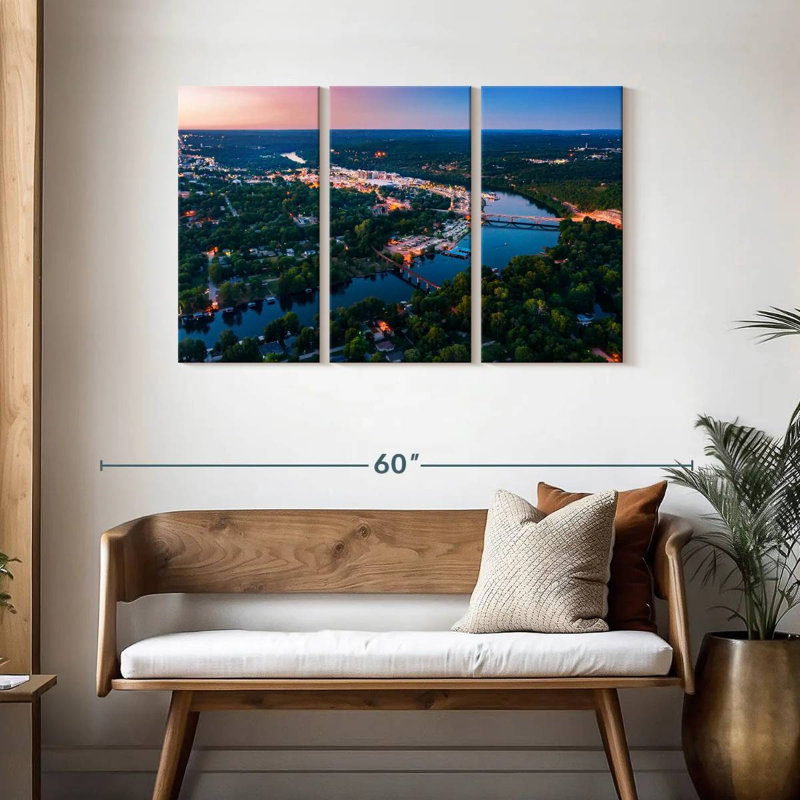 Downtown Branson, Missouri, H 28 po x l 45 po