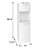 Frigidaire Hot & Cold Water Cooler Dispenser, Top Load Water Cooler for 3 and 5 Gallon Bottles, White-113489063