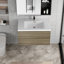 Meuble-lavabo simple 35,5 po avec plateau en résine