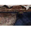 Tapis turc traditionnel de style victorien bleu 8 x 11