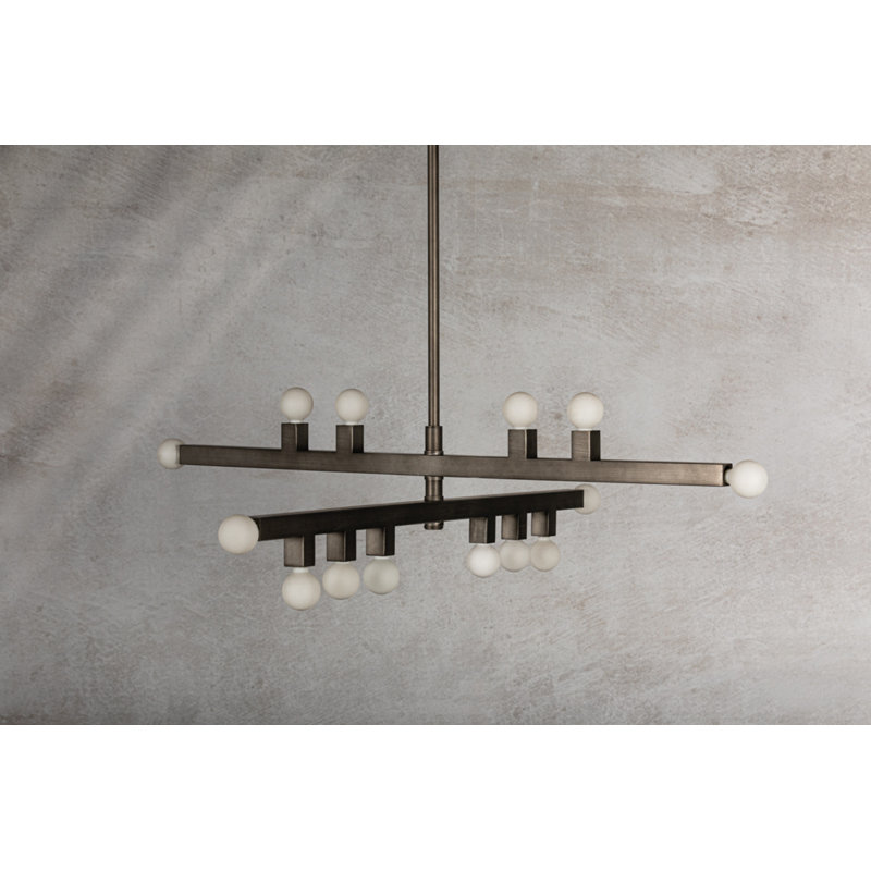 SUTTER Chandelier by The Lifestyled Co, Graphite
