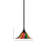 Mini-luminaire suspendu Padilla avec verre Mardi Gras 10 po-32464592