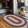  Braided Rug Washable Indoor/Outdoor Black/Brown/Tan/Gray Rug
