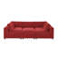 Canapé modulaire réversible en velours côtelé-866339639