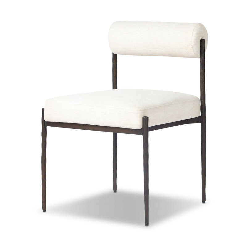 Jazelle Metal Dining Chair-Laughlin Ochre, Crypton Nomad Snow
