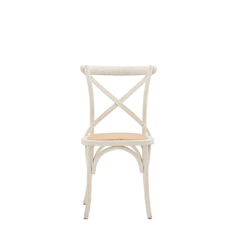 Grigor Upholstered Dining Chair, White, White