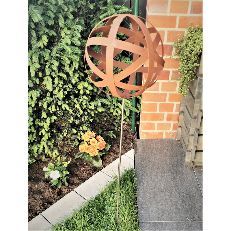 Cavato Steel Garden Art, 105cm H x 25cm W x 25cm D, 1