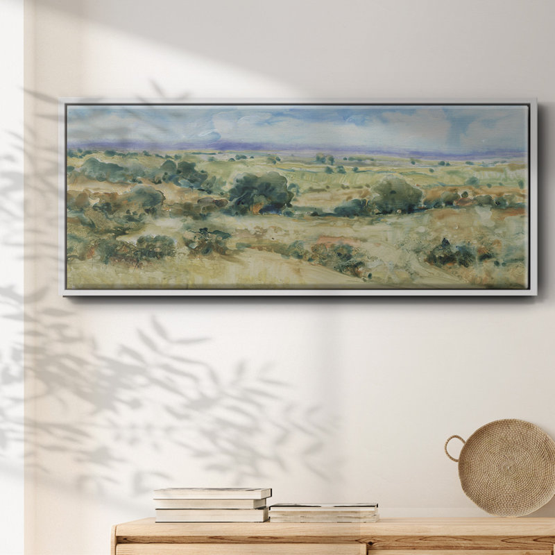Soft Lavender Sky II- Framed Canvas