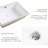 Rectangular Undermount Bathroom Sink, 22 *15 Inch, White High - Fired Vessel Non Yellowing, , Acid , Adds Style To Inch Ceramic Quality, Contemporary And Minimalist, Scratch, Overflow