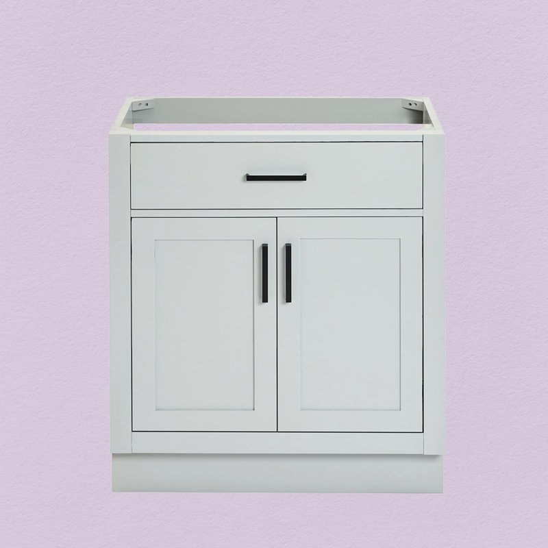 Base de meuble-lavabo simple 30 po Osoria, Gris