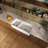 Whitehaus 42" Large Reversible Double Bowl Fireclay Kitchen Sink: Beveled, 2-1/2" Lip Front Apron-35054898