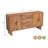 3-drawer 4-door Live Edge Solid Wood Sideboard-129485403