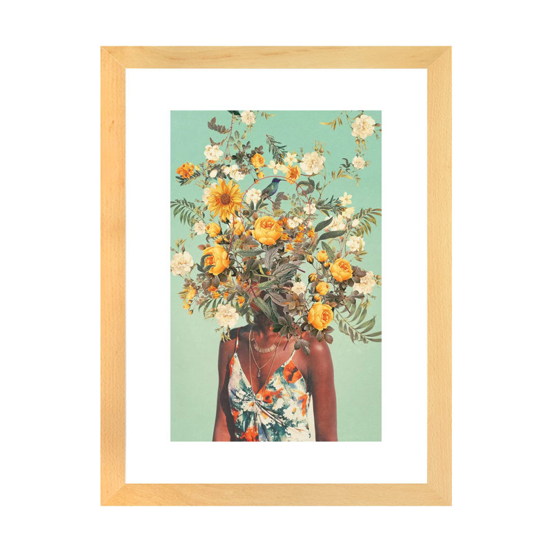 «You Love Me a Thousand Summers Ago» par Frank Moth - reproduction d'art, H 32 po x l 24 po x P 1 po, Blanc
