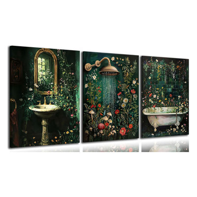 3 Piece Wrapped Canvas Print
