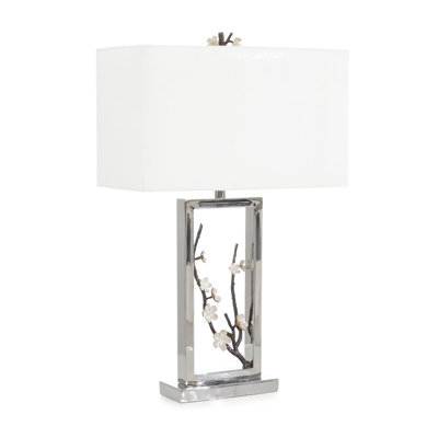 Lampe de table florale