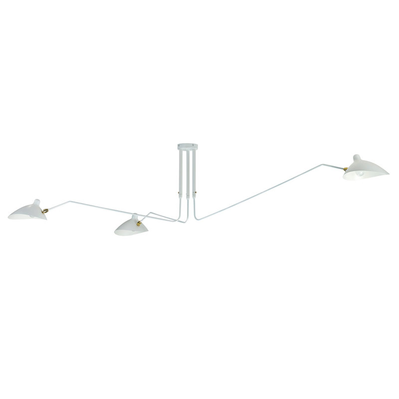 Plafonnier encastré 3 lumières Ahumada, blanc