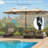 9.5' Double Outdoor Umbrella With Tilt And Crank System, 3 Vents, 12 Ribs, Brown For Garden Relax Large Pool Sunshade, Push Button Tilt, Crank, Air Brown,