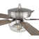 Pro Plus 101 Clear Bowl Light Kit 52'' Ceiling Fan with Light Kit