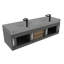Meuble-lavabo mural double l 60 po x P 19 po x H 17,75 po Velkan-436294580-436294577-436294582