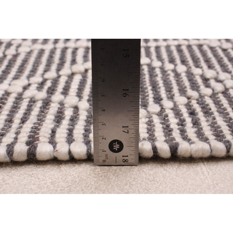 Spencel Wool Geometric Indoor Rug, Rectangle 6'1" x 9'4"