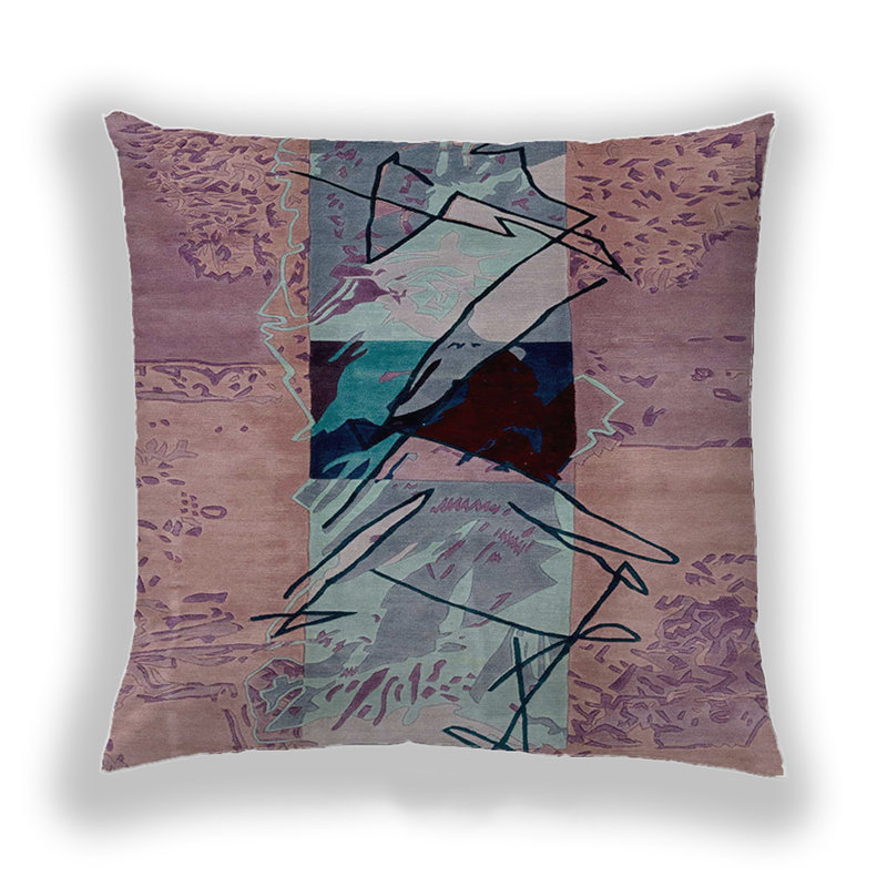 Coussin Abstract 2000, Microsuède