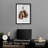 Brown Boxing Gloves Shadowbox Print Sports Framed Prints by Notoriart, Black Frame, 17 x 25-116877504-116877506