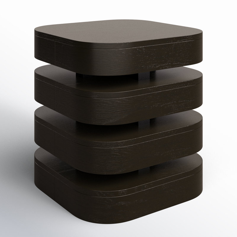 Bowmin End Table, Espresso Wood