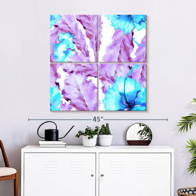 Hibiscus mauve et bleu Kerner