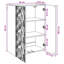 Engineered Wood Rectangle Accent Cabinet-1283848906