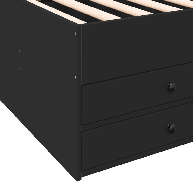 Pavilus Daybed, Black, Small Single (2'6)
