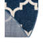 Tapis géométrique bleu foncé / ivoire Ruri-1549373839