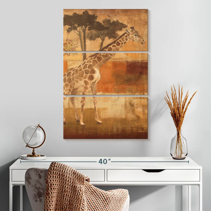 Animaux en safari, H 32 po x l 20 po