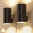 Dimmable Night Light Plugs Into Wall 0-100LM With 3 Light Modes, Dusk To Dawn Sensor, 2 Pack, Black