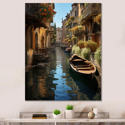 Art français sur toile, "French charme canal"