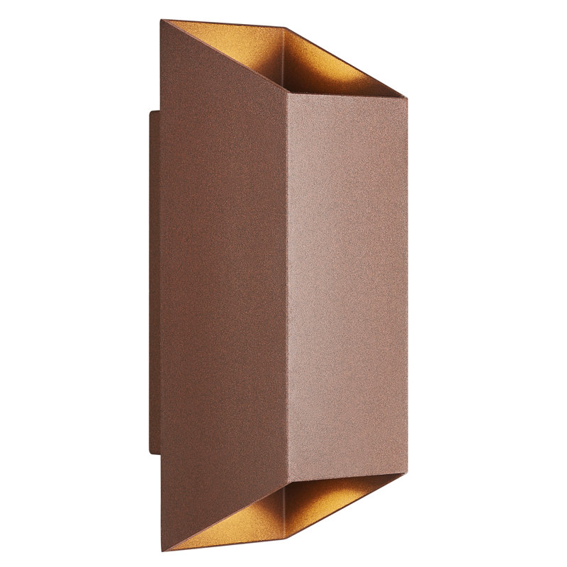 Nico 23.5cm H Outdoor Flush Mount, Rust