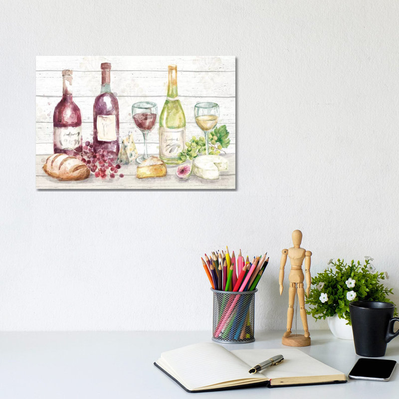 Sweet Vines I by Mary Urban - Wrapped Canvas Painting, 20.32 cm H x 30.48 cm W