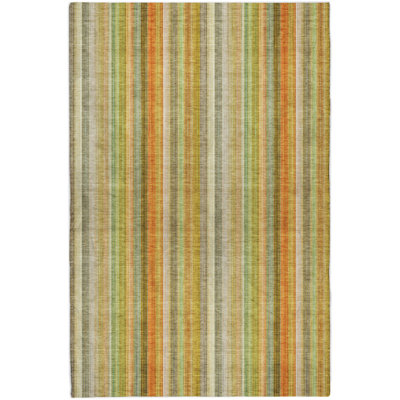 Premium Machine Washable Dream Shag ADS543 Striped Rug