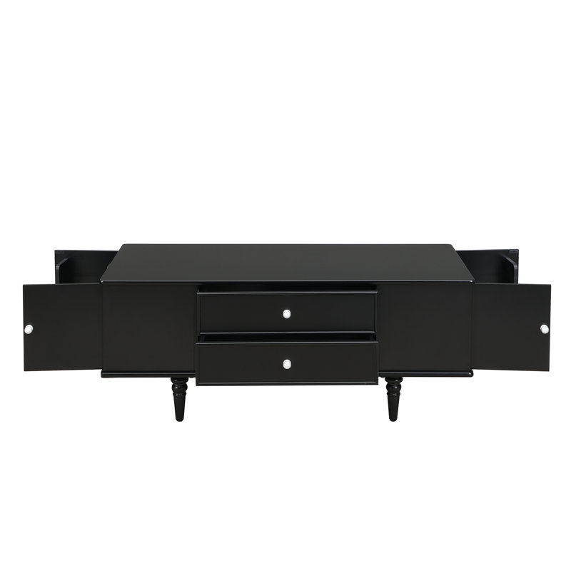 Table basse moderne Modern, Noir