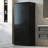 Bathroom Storage Cabinet With Two Laundry Baskets, Storage Cabinet With Doors And Drawer For Home, Black-404966993