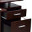 Stylish Computer Desk With Storage, Chocolate