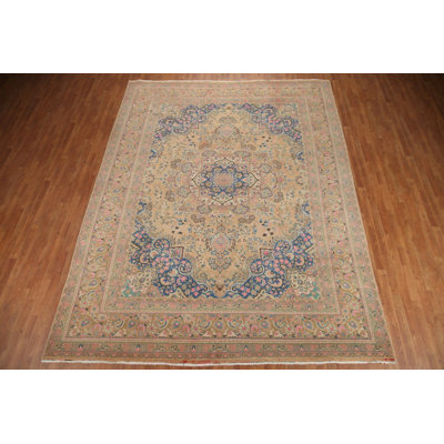 Handmade Wool Traditional Area Rug 9x12