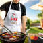 Tablier de chef de cuisine avec lot de 2 tapis de découpe noirs CounterArt