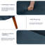 Flared Arm Convertible Corduroy Sleeper Sofa-1021119503